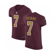 Men's Washington Redskins #7 Dwayne Haskins Burgundy Red Alternate Vapor Untouchable Elite Player Football Jersey