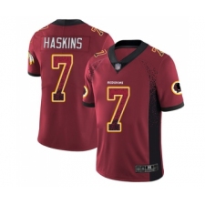 Men's Washington Redskins #7 Dwayne Haskins Limited Red Rush Drift Fashion Football Jersey