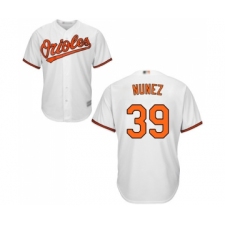 Men's Baltimore Orioles #39 Renato Nunez Replica White Home Cool Base Baseball Jersey