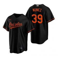 Men's Nike Baltimore Orioles #39 Renato Nunez Black Alternate Stitched Baseball Jersey