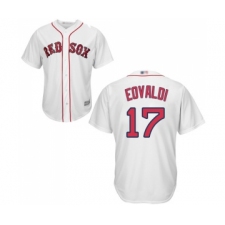 Men's Boston Red Sox #17 Nathan Eovaldi Replica White Home Cool Base Baseball Jersey