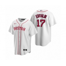 Women's Boston Red Sox #17 Nathan Eovaldi Nike White Replica Alternate Jersey