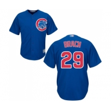 Youth Chicago Cubs #29 Brad Brach Authentic Royal Blue Alternate Cool Base Baseball Jersey
