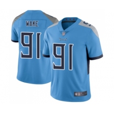 Youth Tennessee Titans #91 Cameron Wake Light Blue Alternate Vapor Untouchable Limited Player Football Jersey