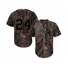 Youth Chicago White Sox #24 Brandon Guyer Authentic Camo Realtree Collection Flex Base Baseball Jersey