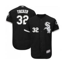 Men's Chicago White Sox #32 Preston Tucker Black Alternate Flex Base Authentic Collection Baseball Jersey