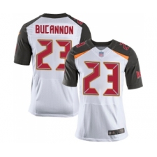 Men's Tampa Bay Buccaneers #23 Deone Bucannon Elite White Football Jersey