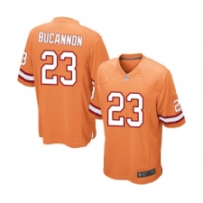 Men's Tampa Bay Buccaneers #23 Deone Bucannon Game Orange Glaze Alternate Football Jersey