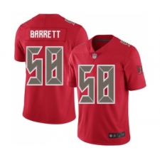Men's Tampa Bay Buccaneers #58 Shaquil Barrett Elite Red Rush Vapor Untouchable Football Jersey