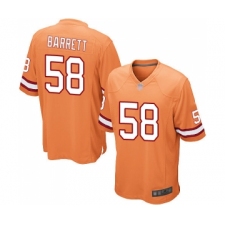 Men's Tampa Bay Buccaneers #58 Shaquil Barrett Game Orange Glaze Alternate Football Jersey