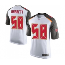 Men's Tampa Bay Buccaneers #58 Shaquil Barrett Game White Football Jersey