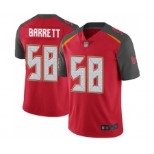 Men's Tampa Bay Buccaneers #58 Shaquil Barrett Red Team Color Vapor Untouchable Limited Player Football Jersey