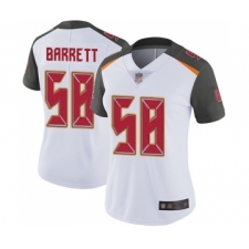 Women's Tampa Bay Buccaneers #58 Shaquil Barrett White Vapor Untouchable Limited Player Football Jersey