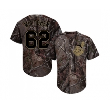 Men's Cleveland Indians #62 Nick Wittgren Authentic Camo Realtree Collection Flex Base Baseball Jersey