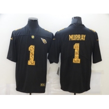 Men's Arizona Cardinals #1 Kyler Murray Black Nike Leopard Print Limited Jersey