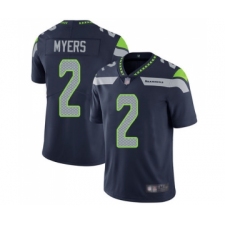 Youth Seattle Seahawks #2 Jason Myers Navy Blue Team Color Vapor Untouchable Limited Player Football Jersey
