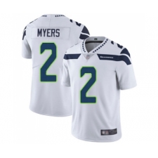 Youth Seattle Seahawks #2 Jason Myers White Vapor Untouchable Limited Player Football Jersey