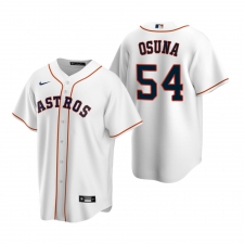 Men's Nike Houston Astros #54 Roberto Osuna White Home Stitched Baseball Jersey