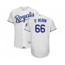 Men's Kansas City Royals #66 Ryan O Hearn White Flexbase Authentic Collection Baseball Jersey