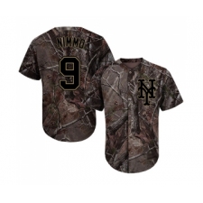 Youth New York Mets #9 Brandon Nimmo Authentic Camo Realtree Collection Flex Base Baseball Jersey
