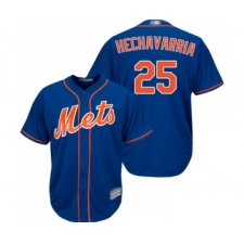 Youth New York Mets #25 Adeiny Hechavarria Authentic Royal Blue Alternate Home Cool Base Baseball Jersey