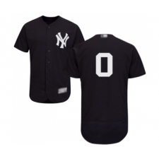 Men's New York Yankees #0 Adam Ottavino Navy Blue Alternate Flex Base Authentic Collection Baseball Jersey