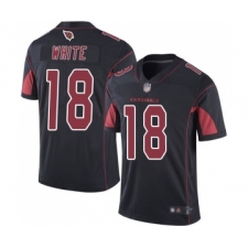 Men's Arizona Cardinals #18 Kevin White Limited Black Rush Vapor Untouchable Football Jersey