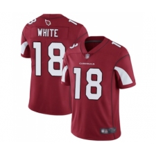 Men's Arizona Cardinals #18 Kevin White Red Team Color Vapor Untouchable Limited Player Football Jersey