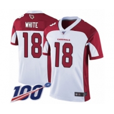 Men's Arizona Cardinals #18 Kevin White Vapor Untouchable Limited Player 100th Season Football Jersey