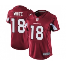 Women's Arizona Cardinals #18 Kevin White Red Team Color Vapor Untouchable Limited Player Football Jersey