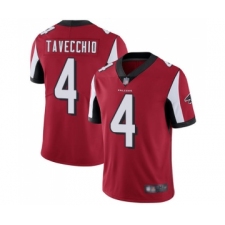 Men's Atlanta Falcons #4 Giorgio Tavecchio Red Team Color Vapor Untouchable Limited Player Football Jersey