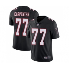 Men's Atlanta Falcons #77 James Carpenter Black Alternate Vapor Untouchable Limited Player Football Jersey