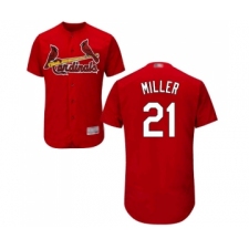 Men's St. Louis Cardinals #21 Andrew Miller Red Alternate Flex Base Authentic Collection Baseball Jersey
