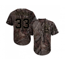Youth St. Louis Cardinals #33 Drew Robinson Authentic Camo Realtree Collection Flex Base Baseball Jersey