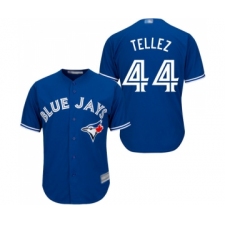 Men's Toronto Blue Jays #44 Rowdy Tellez Replica Blue Alternate Baseball Jersey