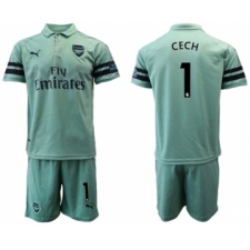 Arsenal #1 Cech Away Soccer Club Jersey