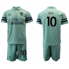 Arsenal #10 Ozil Away Soccer Club Jersey