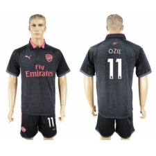 Arsenal #11 Ozil Sec Away Soccer Club Jersey