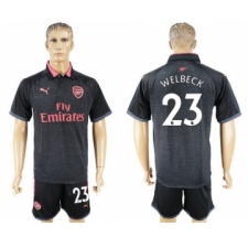 Arsenal #23 Welbeck Sec Away Soccer Club Jersey