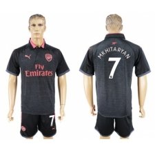 Arsenal #7 Mkhitaryan Sec Away Soccer Club Jersey