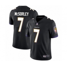 Men's Baltimore Ravens #7 Trace McSorley Black Alternate Vapor Untouchable Limited Player Football Jersey