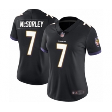 Women's Baltimore Ravens #7 Trace McSorley Black Alternate Vapor Untouchable Limited Player Football Jersey