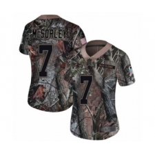 Women's Baltimore Ravens #7 Trace McSorley Limited Camo Rush Realtree Football Jersey