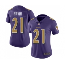 Women's Baltimore Ravens #22 Mark Ingram II Black Alternate Vapor Untouchable Limited Player Football Jersey