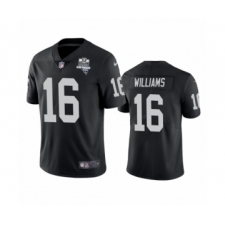 Men's Oakland Raiders #16 Tyrell Williams Black 2020 Inaugural Season Vapor Limited Jersey