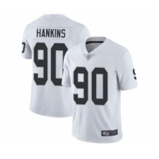 Youth Oakland Raiders #90 Johnathan Hankins White Vapor Untouchable Limited Player Football Jersey