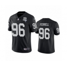 Men's Oakland Raiders #96 Clelin Ferrell Black 2020 Inaugural Season Vapor Limited Jersey