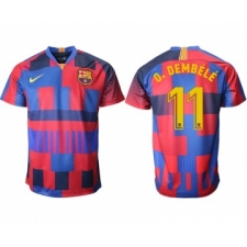 Barcelona #11 O.Dembele 20th Anniversary Stadium Soccer Club Jersey