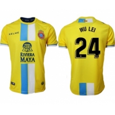 Espanyol #24 Wu Lei Third Soccer Club Jersey