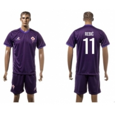 Florence #11 Rebic Home Soccer Club Jersey